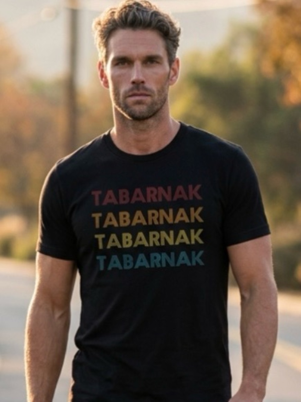 2 for $30 | TABARNAK Short Sleeve Graphic Tee - Black